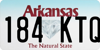 AR license plate 184KTQ