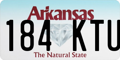 AR license plate 184KTU