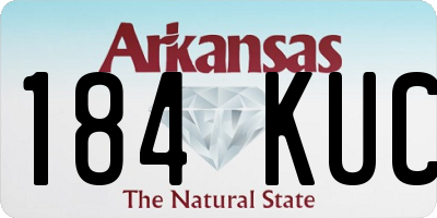 AR license plate 184KUC
