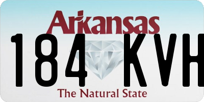 AR license plate 184KVH