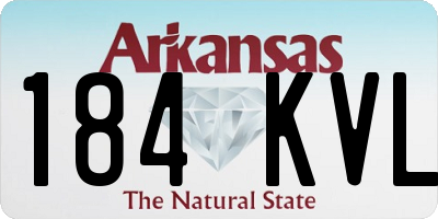 AR license plate 184KVL