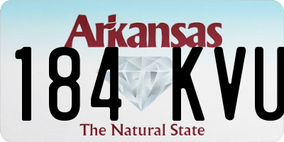 AR license plate 184KVU