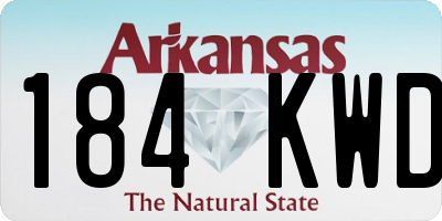 AR license plate 184KWD