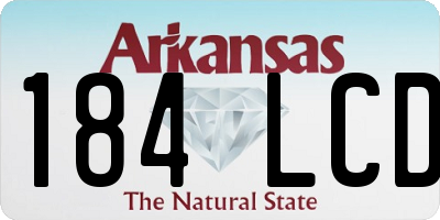 AR license plate 184LCD