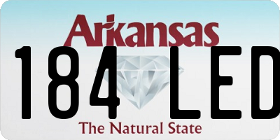 AR license plate 184LED