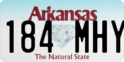 AR license plate 184MHY