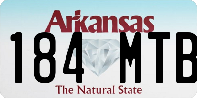 AR license plate 184MTB