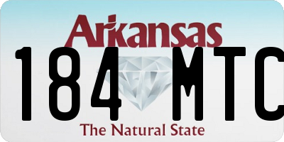 AR license plate 184MTC