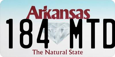 AR license plate 184MTD