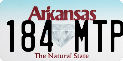 AR license plate 184MTP
