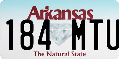 AR license plate 184MTU