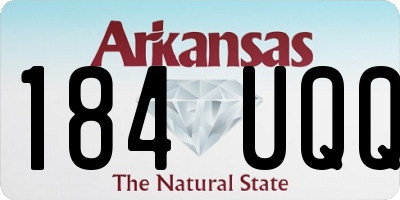 AR license plate 184UQQ