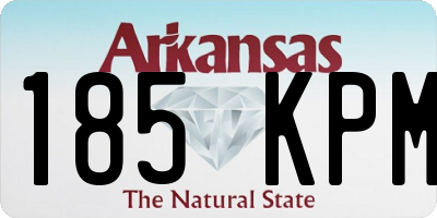 AR license plate 185KPM