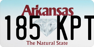 AR license plate 185KPT