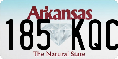 AR license plate 185KQC