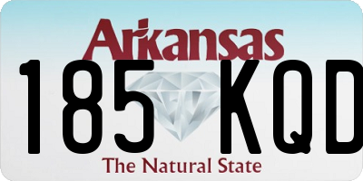 AR license plate 185KQD