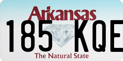 AR license plate 185KQE