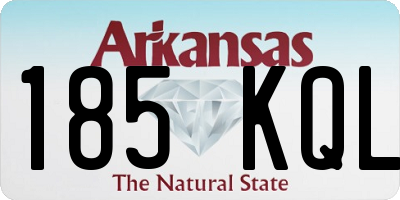 AR license plate 185KQL