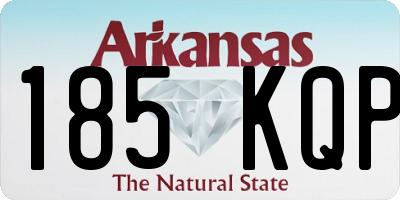 AR license plate 185KQP