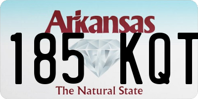 AR license plate 185KQT