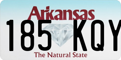 AR license plate 185KQY