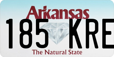 AR license plate 185KRE