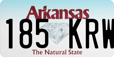 AR license plate 185KRW