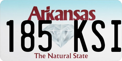 AR license plate 185KSI