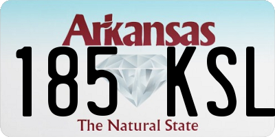 AR license plate 185KSL