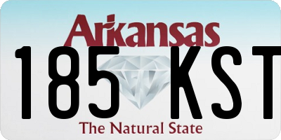 AR license plate 185KST