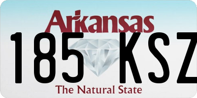 AR license plate 185KSZ