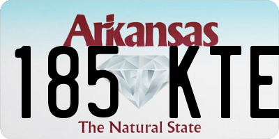 AR license plate 185KTE