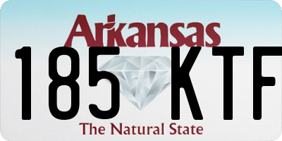 AR license plate 185KTF