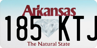 AR license plate 185KTJ