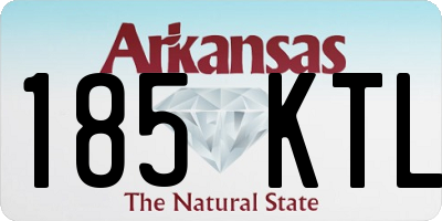AR license plate 185KTL