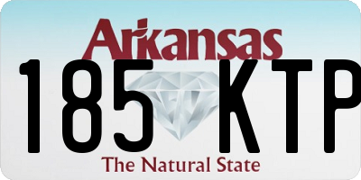 AR license plate 185KTP