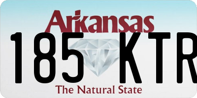 AR license plate 185KTR