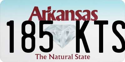 AR license plate 185KTS