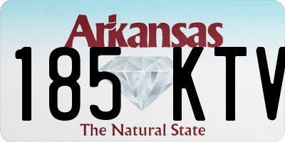 AR license plate 185KTV