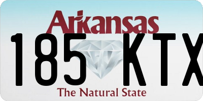 AR license plate 185KTX