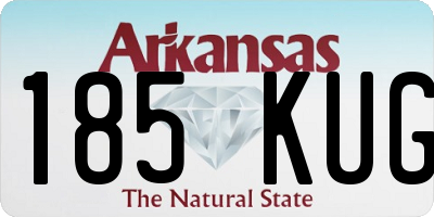 AR license plate 185KUG