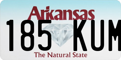 AR license plate 185KUM