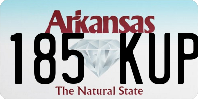 AR license plate 185KUP