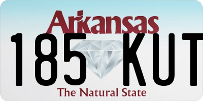 AR license plate 185KUT