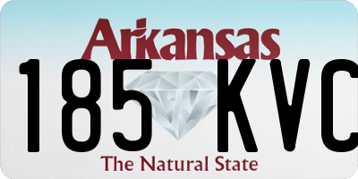 AR license plate 185KVC