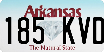 AR license plate 185KVD