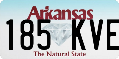 AR license plate 185KVE
