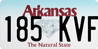 AR license plate 185KVF