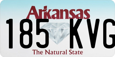 AR license plate 185KVG