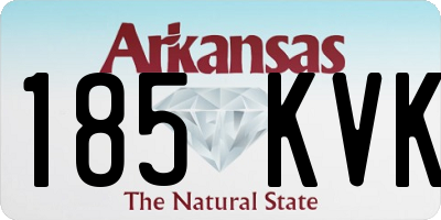 AR license plate 185KVK